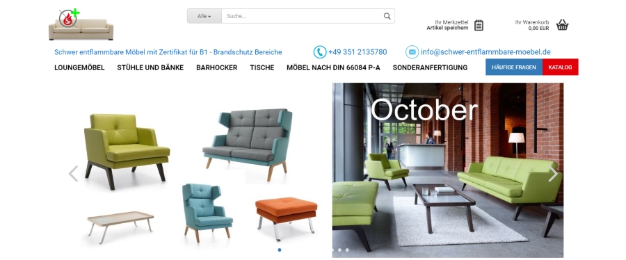 Wo bekomme ich schwer entflammbare Möbel? - Büroland Objekteinrichtungen